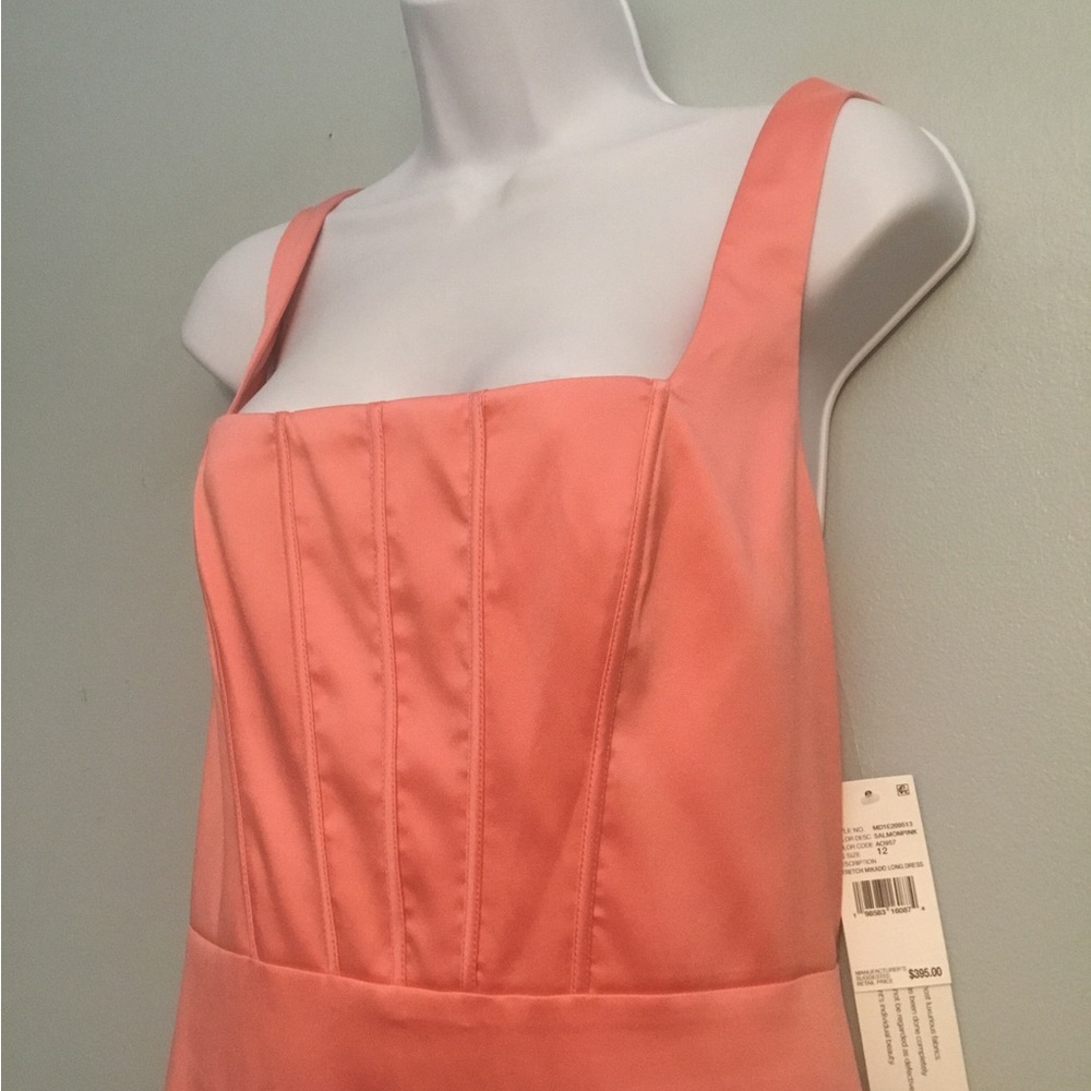 Aidan Mattox Coral Square-Neck Maxi Dress - Picture 7 of 16